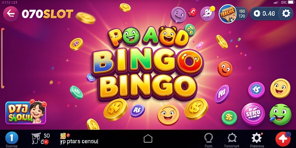 Tampilan gameplay Bingo yang menarik di 070SLOT.