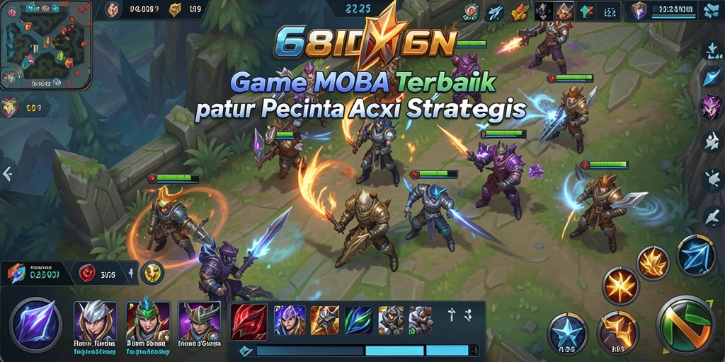 Tangkapan layar gameplay 68IDN menunjukkan aksi pertempuran seru.