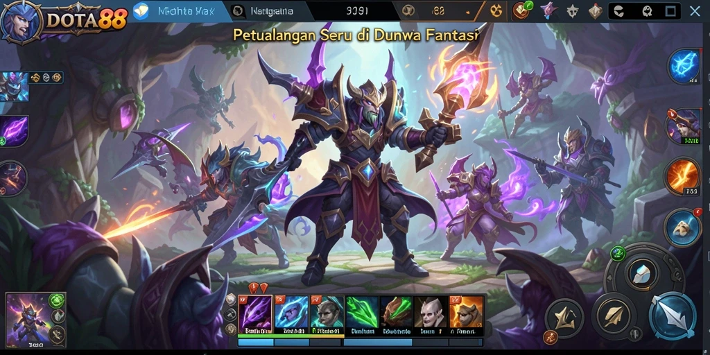 Tangkapan layar DOTA88 menampilkan petualangan mendebarkan di dunia fantasi.
