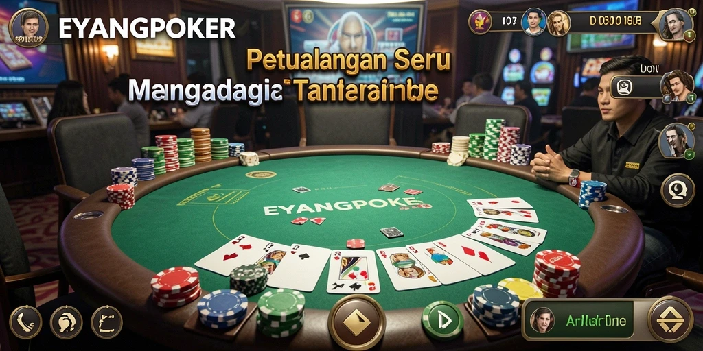 Gameplay seru EYANGPOKER dengan elemen petualangan yang menarik.