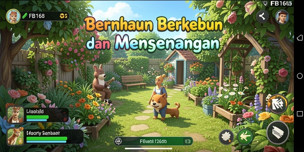 Screenshot yang menampilkan gameplay menarik dari FB168 dalam bertani.
