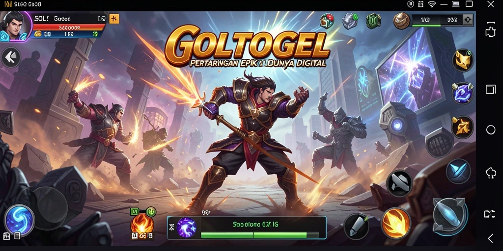 Tangkapan layar dari gameplay GOLTOGEL yang mendebarkan.