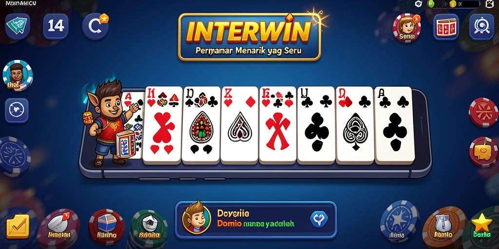 Tampilan gameplay INTERWIN yang seru dan interaktif.