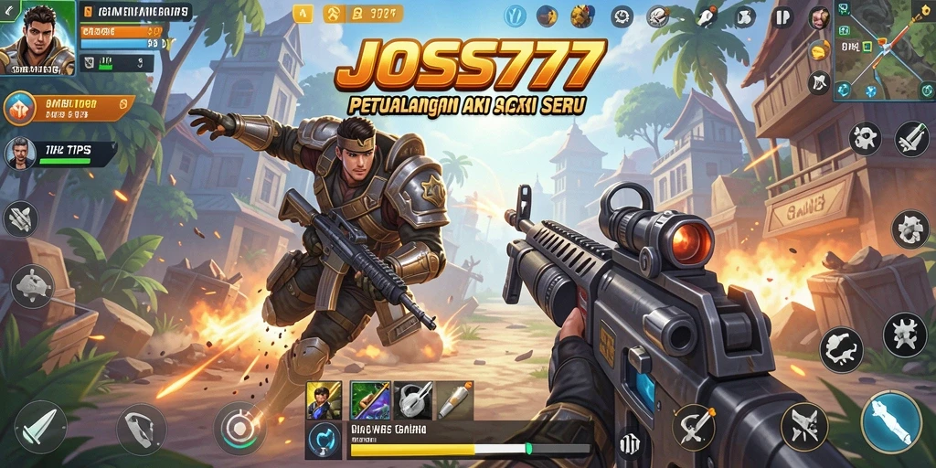 Screenshot gameplay JOSS777 yang menampilkan aksi menegangkan.
