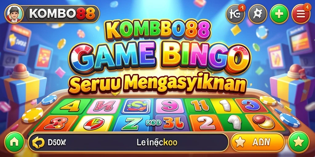 Tampilan seru gameplay Bingo di KOMBO88.