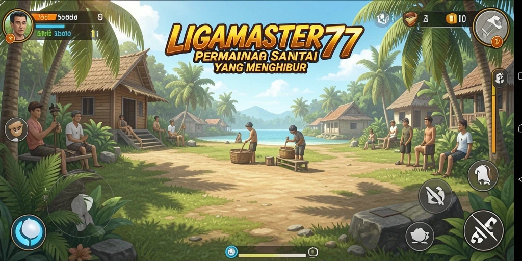 Menampilkan gameplay LIGAMASTER77 yang seru dan menghibur.