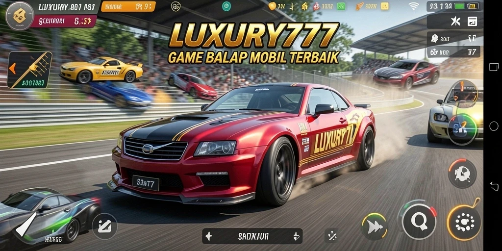 Gameplay balap mobil yang seru dan mendebarkan di LUXURY777.