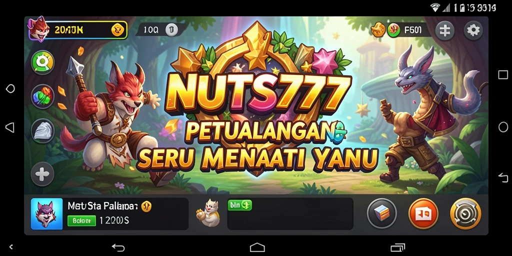 Tampilan gameplay seru dan menarik dari NUTS777.