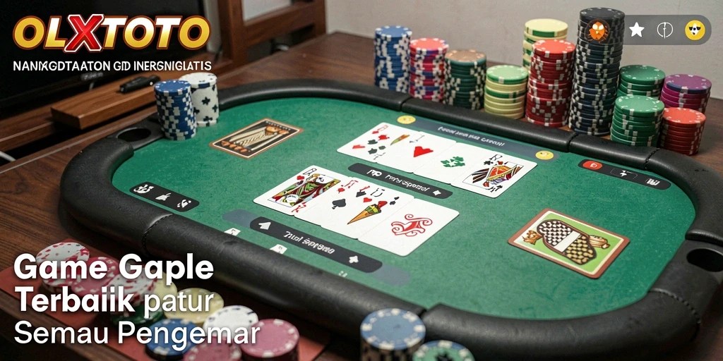 Menampilkan gameplay seru Gaple di OLXTOTO.