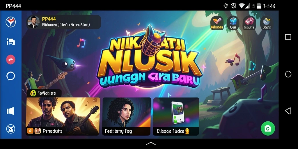 Tampilan gameplay PP444 yang interaktif dan penuh warna.