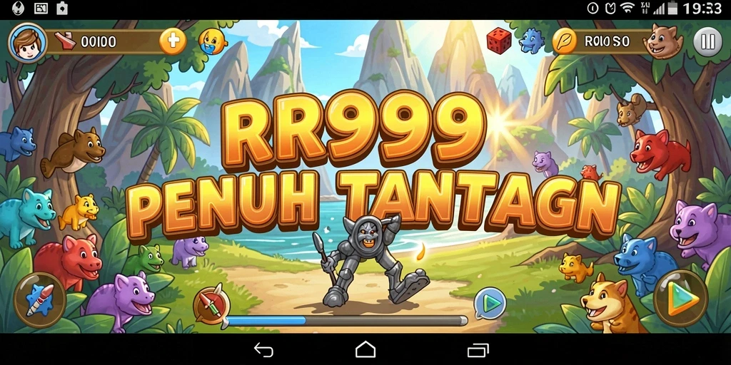 Screenshot utama RR999 menampilkan gameplay Puzzle yang menantang dan menarik.