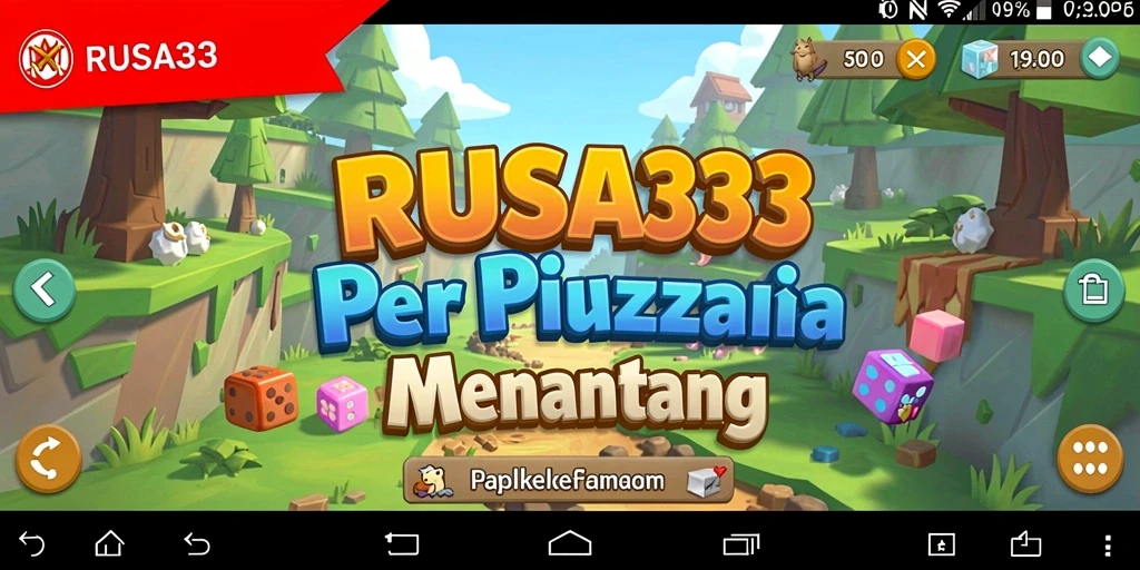 Screenshot gameplay RUSA33 menampilkan tantangan puzzle yang menarik.