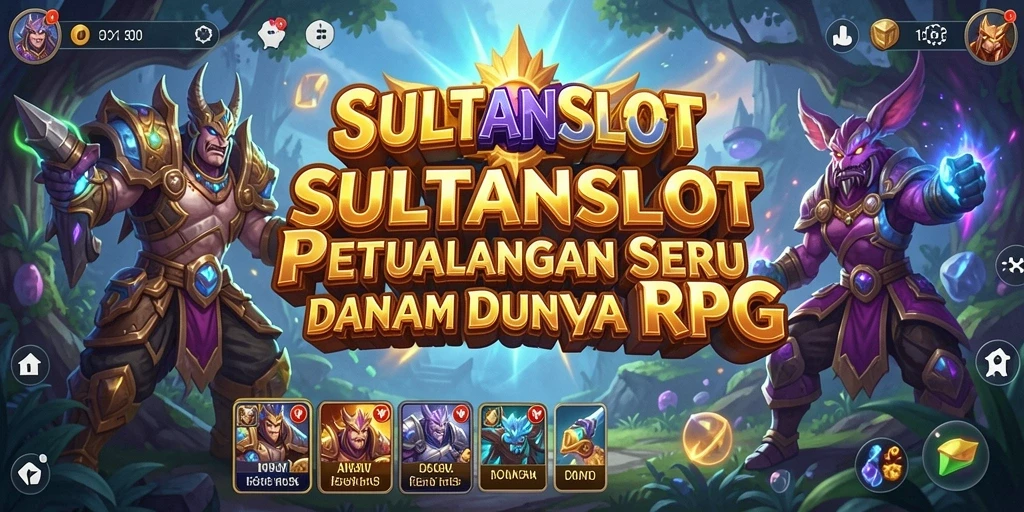 Tampilan gameplay seru dari SULTANSLOT di dunia RPG.
