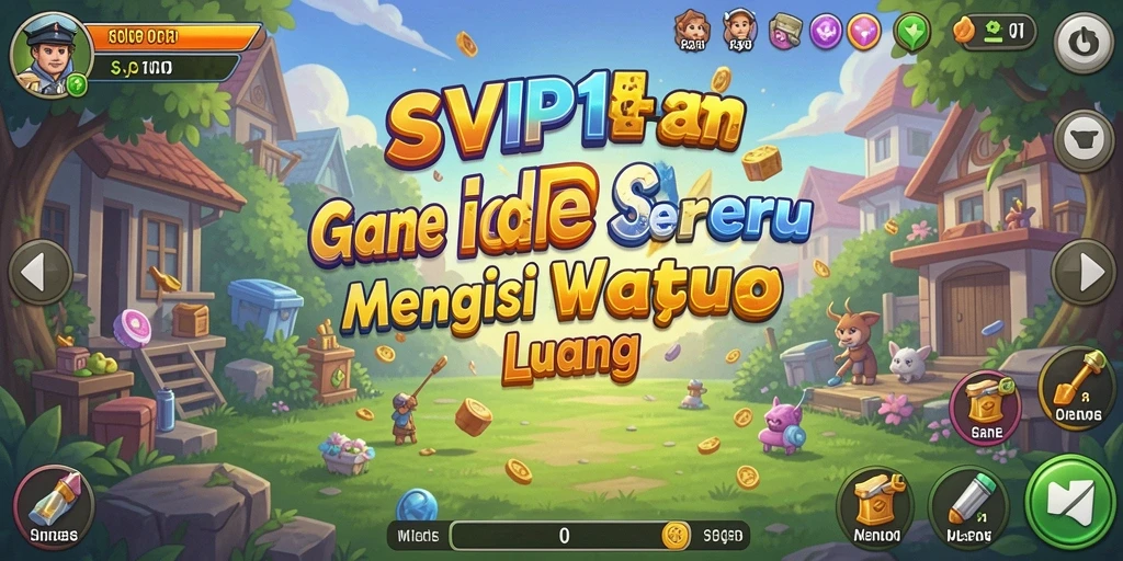Screenshot gameplay <strong>SVIP1</strong> yang menunjukkan kegiatan mengelola sumber daya.