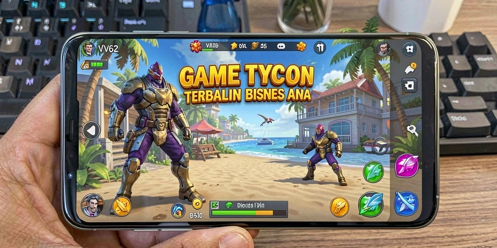 Gameplay Tycoon yang menarik dan mendebarkan.